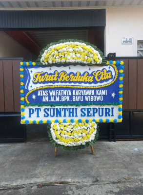 Papan Bunga Duka di Baleendah